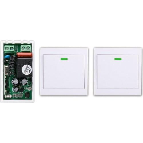 New digital Remote Control Switch AC220V Receiver +2*Wall Transmitter Wireless Power Switch 315MHZ Radio Controlled Switch Relay
