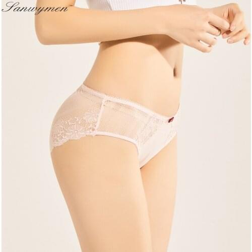 Bud silk New Womens cotton panties Girl Briefs Ms. cotton underwear bikini underwear sexy Ladies Briefs Size:M L XL DY-8702