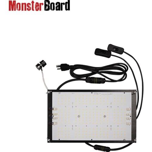Geeklight full spectrum 120w V4 plus monster board 120w lm301h mix 660nm top bin led grow light for grow tent kits