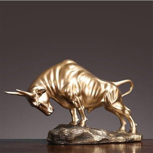 EXQUISITE BULL DECORATION CRAFTS CREATIVE PERSONALITY HOME LIVING ROOM WINE CABINET ENTRANCE DECORATION GIFT