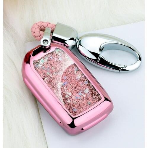 Quicksand Soft TPU Car Key Case Cover Shell For Honda Civic HR-V CRV Odyssey Pilot Accord 2013-2017 Fit Freed Auto Accessories