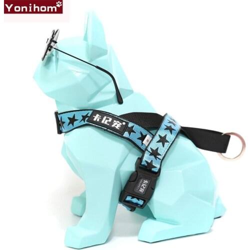 Nylon Pet Safety Harness Dog Star Print Small Dog Harness Walking Harness For Dogs Collar Vest Pet Supplies For Chihuahua