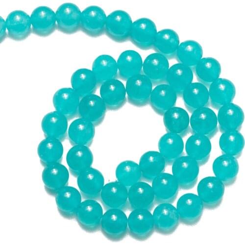 Wholesale Amazonite Natural Stone Loose Round Beads 4 6 8 10 12 14mm for Jewelry Making Accessories Bracelet DIY