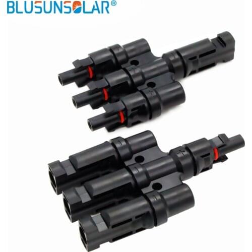 PPO material branch connector IP67 TUV,pv t type branch plug (FMMM+MFFF),triple connector LJ0148