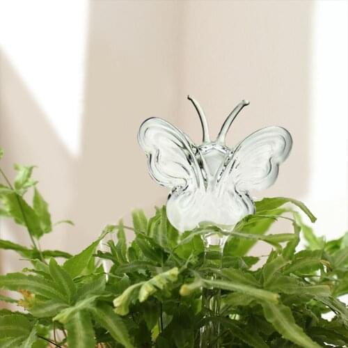 Butterfly Watering Flower Tool Glass Self Watering Glass Watering Sprinkler Automatic Watering Device Garden Irrigation