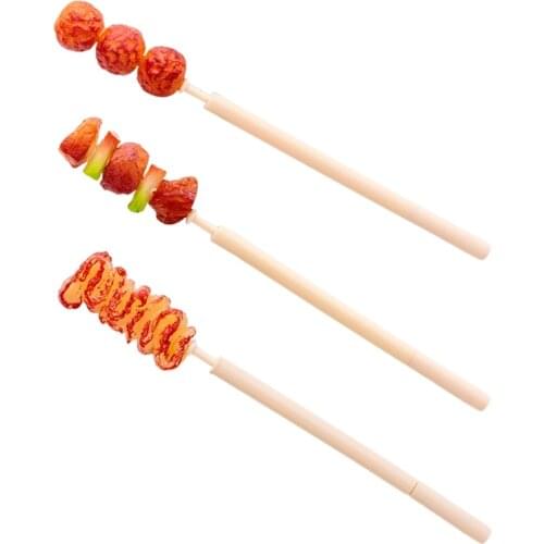 T3LB Lovely Creative Kebab Pen Ballpoint Pen Meat Ball-shaped Design Ballpoint Pen Writing Practice Pen for Kids Adult