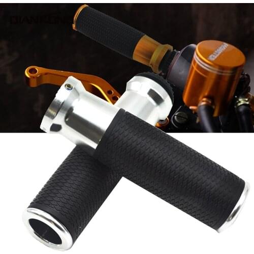 CNC Aluminum 7/8"22mm Universal Motorcycle Handle Handlebar Moto Hand Bar Grip For Suzuki LS 650 Honda VTX 1300 C R S