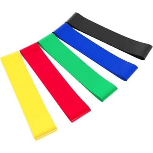 Yoga Pilates Stretch Resistance Band Exercise Fitness Band Training Elastic Exercise Fitness Rubber natural rubber