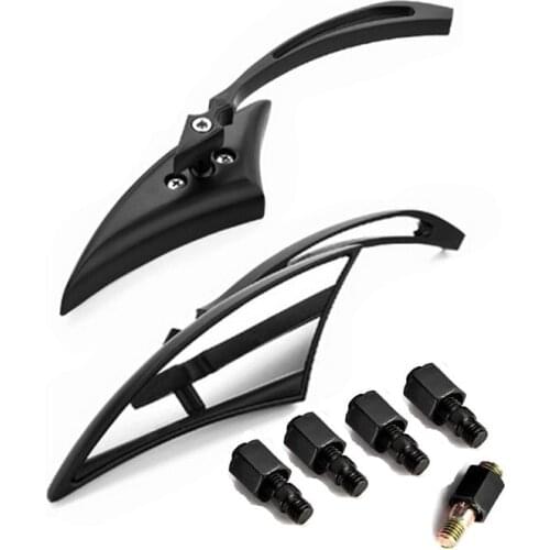 2PCS Arrow Rearview Mirrors For Suzuki Boulevard M109R M50 M90 M95