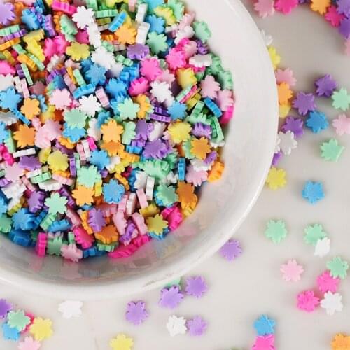 20g/lot Cherry Polymer Hot Clay Sprinkles for Slime Round Candy Fake Cake Decoration DIY Crafts Making Nail Arts Accessories 5mm
