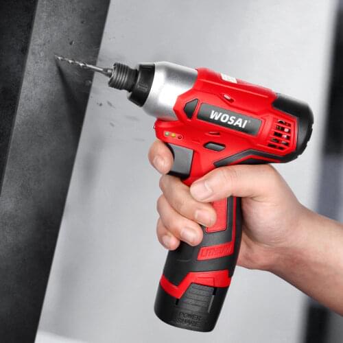 WOSAI 100N.m MT-SER 16V Electric Drill Screwdriver impact Driver cordless drill Household Multifunction Hit Power Tools