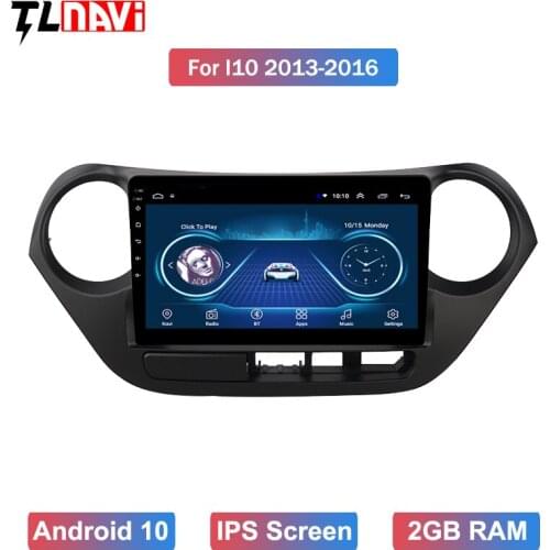 Android 10 GPS Car Stereo For 2013 2014 2015 2016HYUNDAI I10 Left Hand Drive 9 Inch Head Unit Multimedia Player