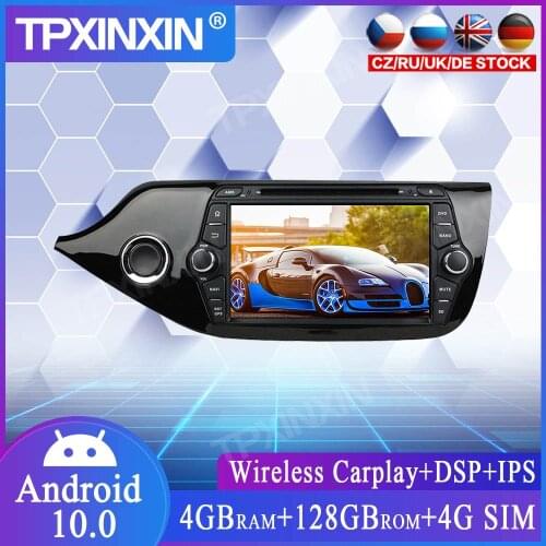 4+128G Android 10.0 For KIA CEED 2014+ Car GPS Navigation Car Player Auto Radio Tape Recorder Stereo Head Unit Auto Radio Stereo