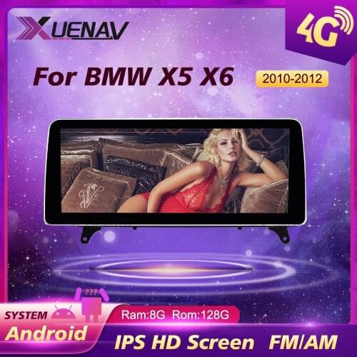 Android Car Radio Multimedia GPS Android Auto for BMW X5 2010 2011 2012 CIC System DVD Screen Stereo Head unit CARPLAY