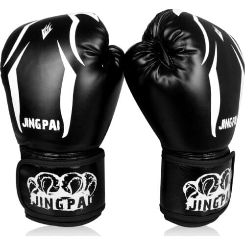 3 Color boxing gloves adult male female Guantes de gloves Cuero Sparring gloving mitts luvas de boxeo punching bag gloves TKD