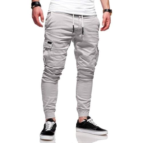 Men Pants New Fashion Casual Jogger Pants Fitness Bodybuilding Gyms Pants Sweatpants Trousers