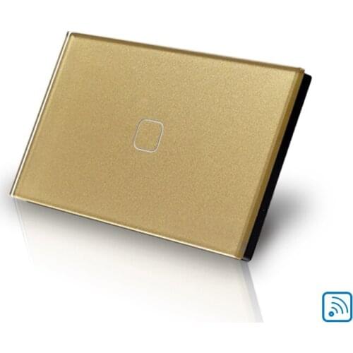 CNSKOU Brand US standard 220V 3 colors opted 1 gang 2 way touch sensitive light switch with backlight indicator free shipping