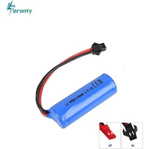 3.7V 1100mAh 15c Lipo Battery For S900 FT008 Remote control helicopter/Boat 3.7 v 18500 Li-po batteries for Toy Battery SM Plug