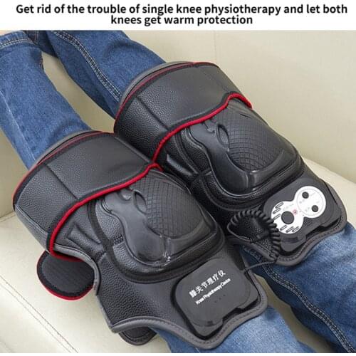 Knee Massager Magnetic Rehabilitation Massager for Pain Infrared Heating Therapy Electric Physiotherapy Massage Pain Relief