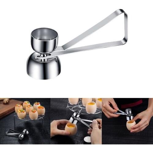 Metal Stainless Steel Scissors For Eggs, Egg Trimmer, Shell Opener, Raw Cooked, Open, Creative Kitchen Tools Egg GADGETS