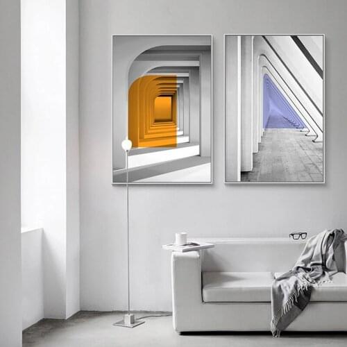 Minimalist Abstract Colorful Geometry Canvas Painting Wall Art Nordic Posters and Prints Wall Pictures for Living Room Decor