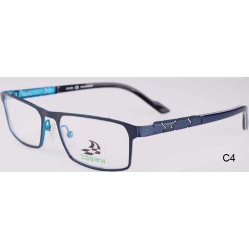 Half frame Points men glasses marcas vintage eyeglasses metal temples for myopia computer women glasses oculos de grau femininos