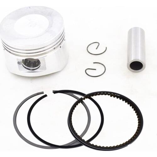 High Quality Motorcycle 52.4mm Piston 15mm Pin Ring Set For GY6-125 152QMI Moped Scooter Dirt Bike TaoTao