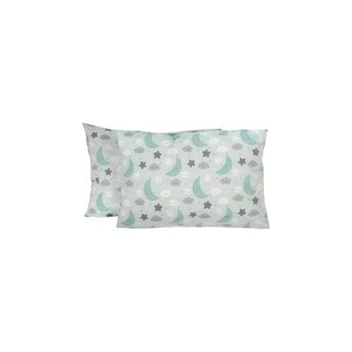 DowryWorld-Sky 2-Pack Pillowcase Blue %100 Cotton