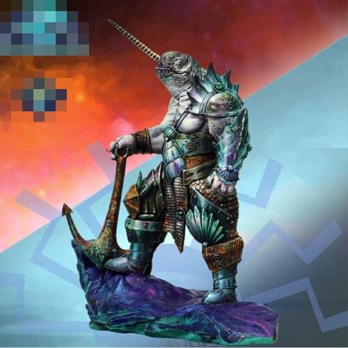 Unpainted Narwhal Arctic Unicorn GK Resin Figure 1/24 Scale Model Kit Resin Colorless Self-Assembled Toy No.44