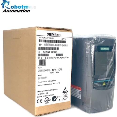 New in box MICROMASTER 440 Series Inverter 6SE6440-2UD13-7AA1 0.37KW 380V Free DHL/UPS/FEDEX