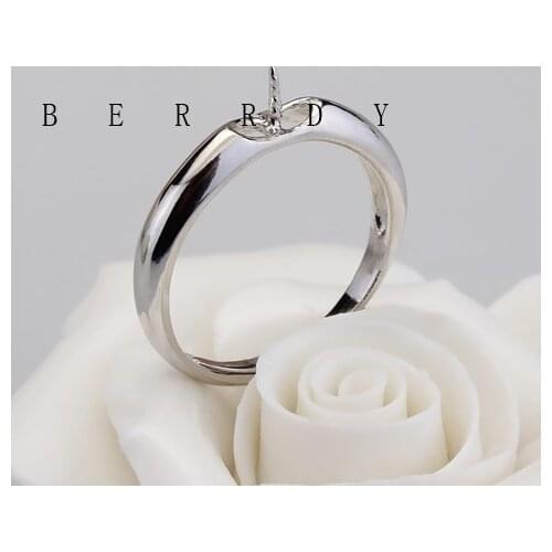 Ring Mountings Base Findings Accessories Jewelry Mounts Settings Parts for Freshwater Akoya Edison Pearls Crystal Jade Coral