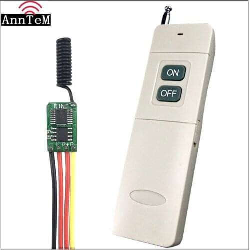 Wireless Remote Control Switch 433mhz rf Transmitter Receiver kit 3.7v 5v 6v 9v 12v Battery Power Mini Small Controller Module