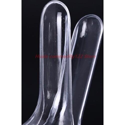 New 1PCS Clear Plastic Vagina Expansion Device Adult Genitals Anal Vaginal Dilator Colposcopy Speculum Feminine Hygiene