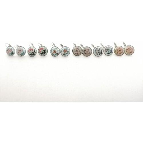 Tile Stone Earrings Handmade Modern Jewelry goth earrings earrings for women jewelery jewelry earring wholesale stud earrings