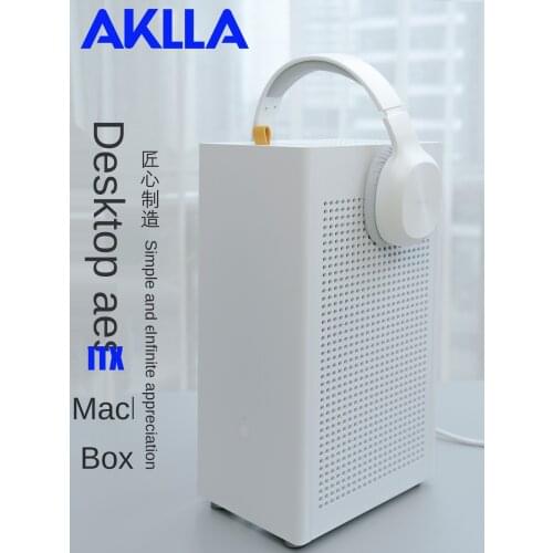 Aklla A5 aesthetic itx chassis, SFX power supply, 120 / 240 water-cooled, All aluminum chassis. CNC machining