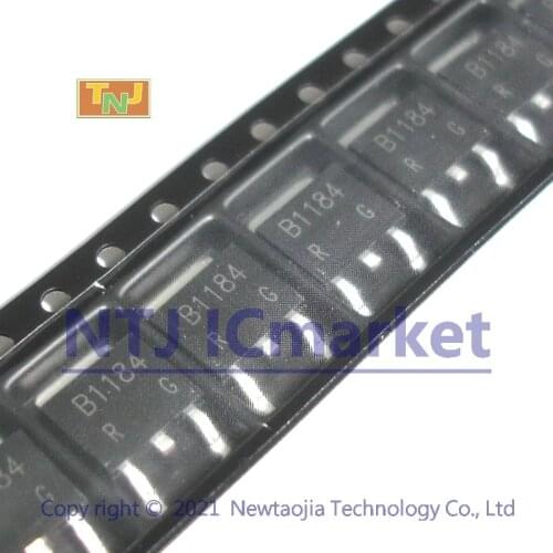 50 PCS 2SB1184 TO-252 B1184 2SB1184-TL-R Power Transistor (-60V, -3A)