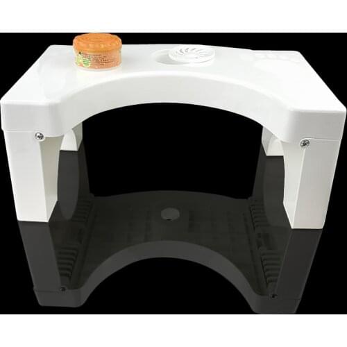 Toilet Stool, Folding Non-Slip Toilet Seat Footstool, Fit for All Toilets