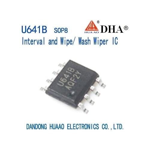 U641B Automotive Car Interval and Wipe/ Wash Wiper Relay Control ASIC SOP8