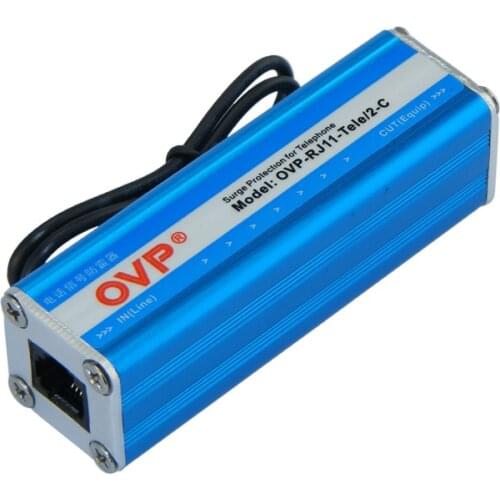 Communication signal lightning protection device RJ11 telephone line fax machine lightning protection device Home telephone line