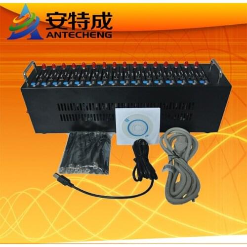 High speed 16 port wavecom sl6087 quad band imei support ussd mobile recharge system modem pool