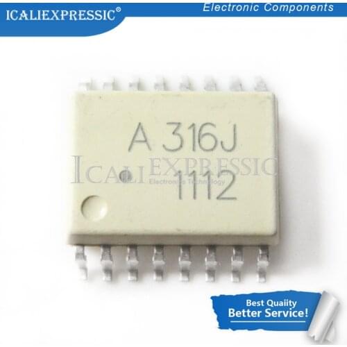 10PCS A316J HCPL-316J HCPL316J 316J SOP16 In Stock