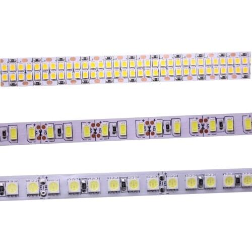 DC12V 24V 5M 300/600/1200/2400LEDs/m 2835 5630 5050 60/120/240/480LEDs/m RGB LED Strip white RGB LED Light Strips Flexible Tape