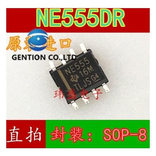 20PCS NE555DR SOP-8 time-base circuit NE555 in stock 100% new and original