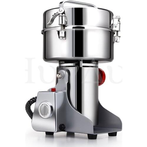 2500g Capacity Commercial Electric Dry Herb Grinding Machine Crusher Pulverizer Stainless Steel Grinder Crush Machine 2500 type