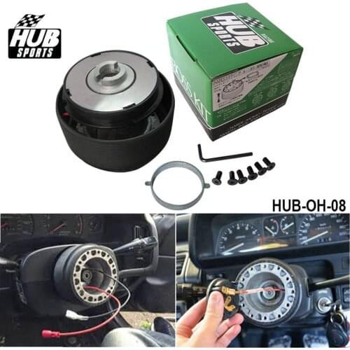 Hub Adapter Boss Kit Aftermarket Steering Wheel For Honda Prelude 88-91/Accord 84-89 Fit 6Bolt 6-Hole Steering Wheel HUB-OH-08