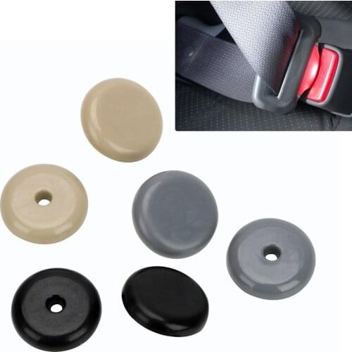 LEEPEE Seatbelt Stop Button Seat Belt Spacing Limit Buckle Clip Retainer Car Parts 1 Pair Car Safety Seat Belt Stopper