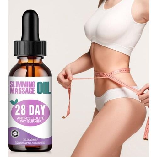 HUF Slimming Massage Oil Burning Fat Effective Slimming Essential Oil Skinny Belly Leg Waist Men & Women Weight Loss Products