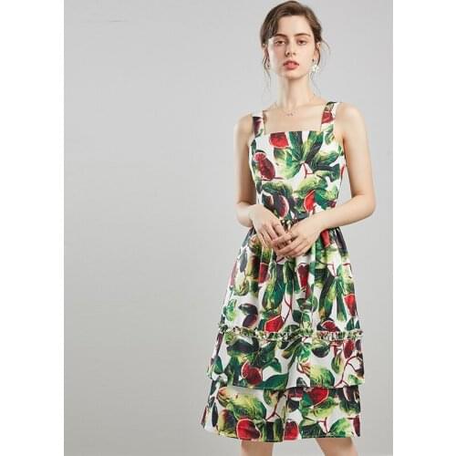 Зеленые летние платья JSXDHK China At AliExpress