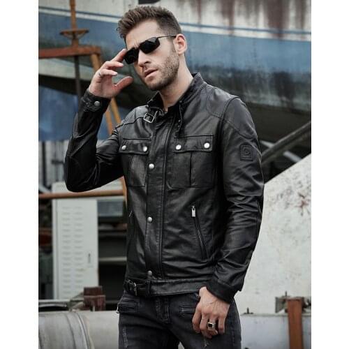 Mens Winter Genuine Leather Jackets Motorcycle Flight Pilot Bomber Jackets For Men Hombres Outdoor Trench Male Aviator Coat