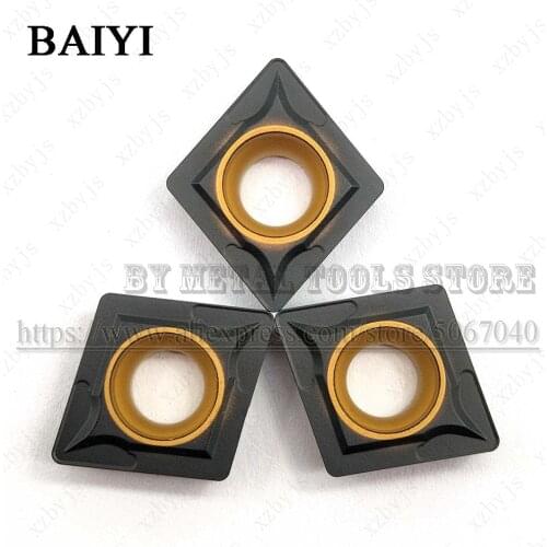 10pcs CCMT120408 ZM5115 carbide insert cutting turning tools CNC lathe tools Blade metal External CCMT120408 For Cast Iron